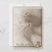 Jungen Babyparty Einladung (Vorderseite)