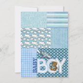 Jungen Babyparty Einladung (Vorderseite)