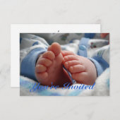 Jungen-Babyparty-Einladung Einladung (Vorne/Hinten)