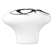 Jungen-Badezimmer-Küchen-Schlafzimmer Keramikknauf (Seitenansicht)