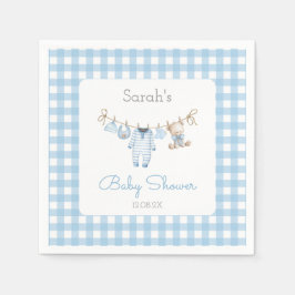 Jungen-Bär-Baby-Party Serviette