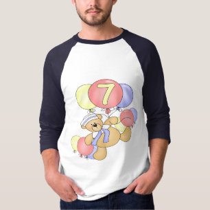 Jungen-Bärn-7. Geburtstags-Geschenke T-Shirt