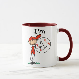 Jungen Baseball Ich bin 1 Tasse
