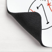 Jungen-Baseball Ich bin 7 Mousepad (Ecke)