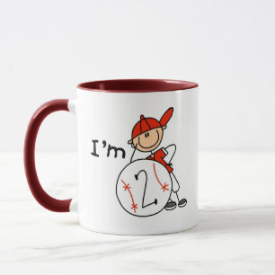Jungen-Baseball I'm 2 Tasse