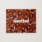 Jungen Basketball Rot Mannschaft Farben Puzzle (Horizontal)