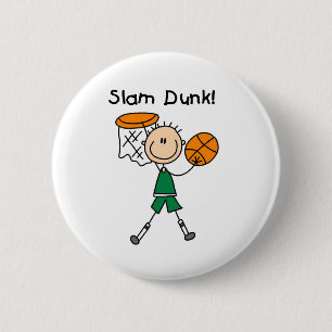 Jungen-Basketball-Slam Dunk Button