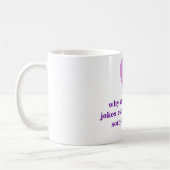 Jungen-blonde Witz-Mangel-Tasse Kaffeetasse (Links)