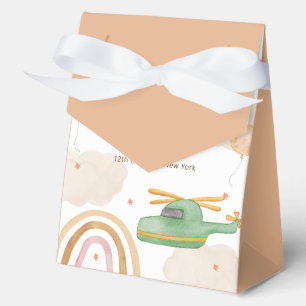 Jungen-Boho-Abenteuer-Hubschrauber-Flugzeug-Baby-P Geschenkschachtel