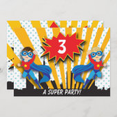 Jungen Brown des Einladung (Vorne/Hinten)