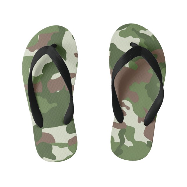 Jungen-Camouflage-Liebhaber Kinderbadesandalen (Fußbett)