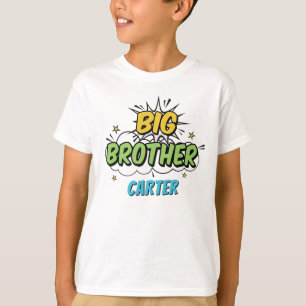 Jungen Comic- Buch Superheld Baby- Shower großer B T-Shirt
