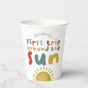 Jungen Cool 1. Reise um den Sonnensommer zum Gebur Pappbecher