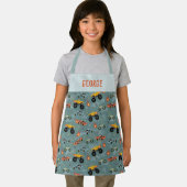 Jungen Cool Blue Racing Car Kids Schürze (Insitu)