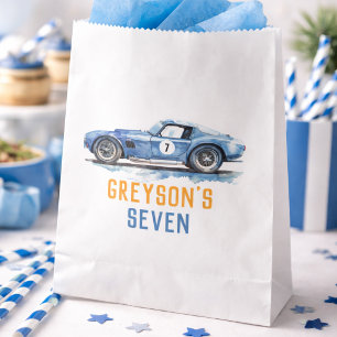 Jungen Coole Blaue Rennwagen Kinder Geburtstag Geschenktütchen