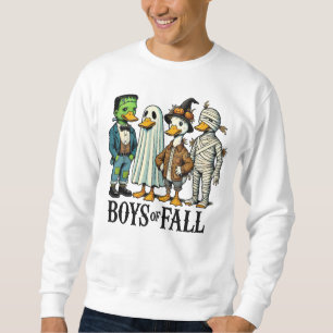 Jungen des Herbstes Halloween Enten Sweatshirt