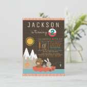 Jungen, die Geburtstagspartys fischen Einladung (Stehend Vorderseite)