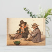 Jungen, die Karten spielen | Antonio Ermolao Paole (Stehend Vorderseite)