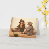 Jungen, die Karten spielen | Antonio Ermolao Paole (Gelbe Blume)