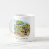 Jungen, die von der Tasse angehalten werden (Vorderseite Links)