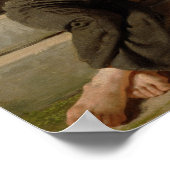 Jungen, die vor Christiansborg Würfel spielen Poster (Ecke)