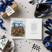 Jungen Dirt Bike Motocross-Rennsport Alles Gute zu