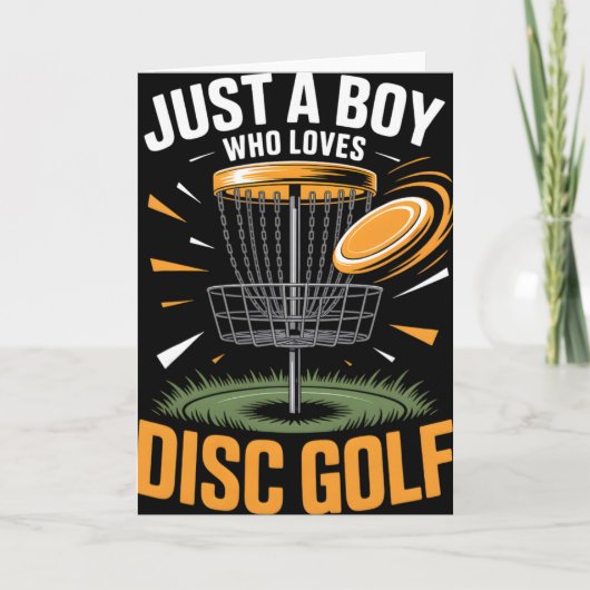 Jungen Disc Golf  Karte (Vorderseite)