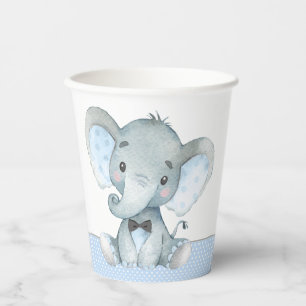 Jungen-Elefanten-Baby-Party-Papierbecher Pappbecher