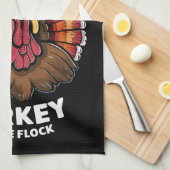 Jungen Erntedank Kinder die Coolste Türkei in der  Geschirrtuch (Viertel Falte)