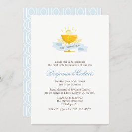 Jungen Erste Heilige Kommune Einladung