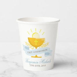 Jungen Erste Heilige Kommune Pappbecher