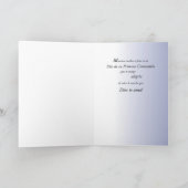 Jungen-erste heilige Kommunion auf spanisch Karte (Innenseite)