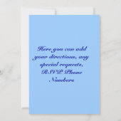 Jungen-erste heilige Kommunions-Einladungen Einladung (Rückseite)