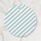 Jungen Erste Reise um das Sun Flugzeug 1. Geburtst Geschenkanhänger (Rückseite)