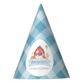 Jungen FARM Tierhaltung Geburtstag Partyhütchen (Vorderseite)