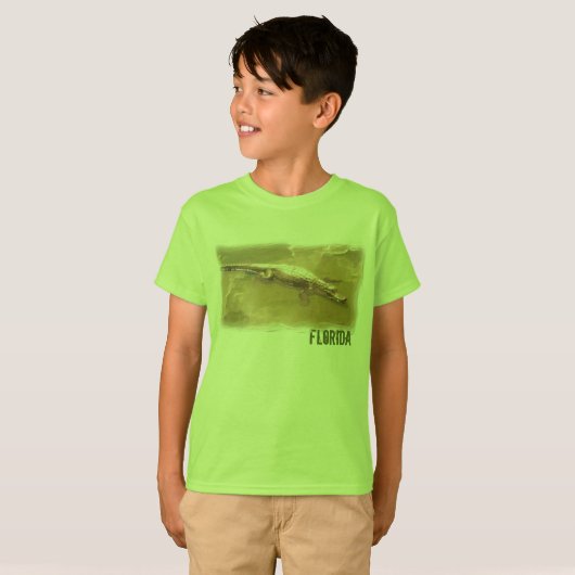 Jungen-Florida-AlligatorShirt T-Shirt (Vorne ganz)