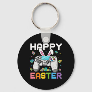 Jungen Gamer Frohen Ostertag Videospiele Bunny Gam Schlüsselanhänger