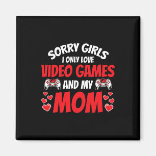 Jungen-Gamer Valentinstag Videospiele Lustig Gamin Magnet