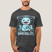 Jungen-Gamesolotl Axolotl-Videospieler Lustig Gami T-Shirt (Vorderseite)