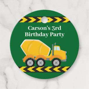 Jungen Geburtstagspartei Custom Green Truck Kids Geschenkanhänger