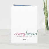 Jungen-Geruch-Gruß-Karte Karte (Rückseite)