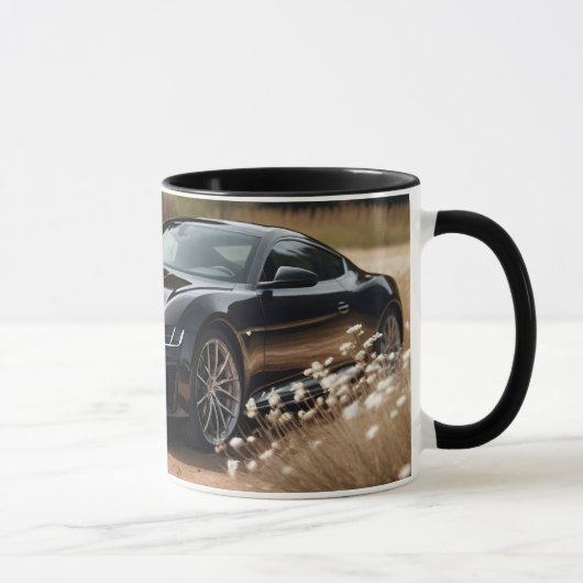 Jungen Geschenk Kaffee Tasse Luxusauto im Bereich (Rechts)
