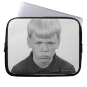 Jungen-Gesichtsausdrücke Laptopschutzhülle (Vorderseite)