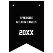 Jungen Girls Fußball Party-Team Bankett Custom Tex Wimpelkette (Zweite Fahne)