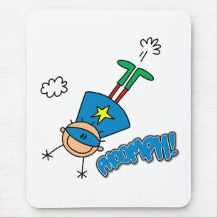 Jungen-Held fliegt Mousepad
