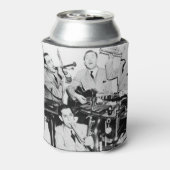 Jungen in der Band: Vintage Kunst. Dosenkühler (Kanne Rückseite)