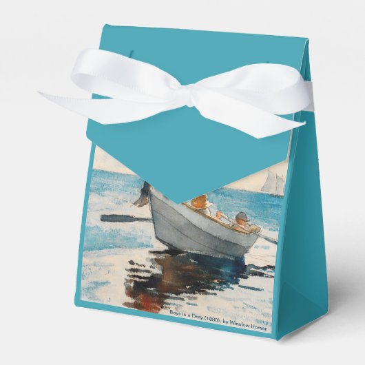 Jungen in einer Geschichte (1880) von Winslow Home Geschenkschachtel (Vorderseite)