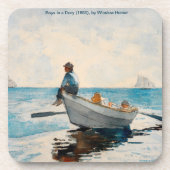 Jungen in einer Geschichte (1880) von Winslow Home Getränkeuntersetzer (Vorderseite)