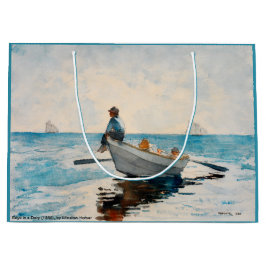 Jungen in einer Geschichte (1880) von Winslow Home Große Geschenktüte