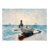 Jungen in einer Geschichte von Winslow Homer Fotodruck (Vorne)